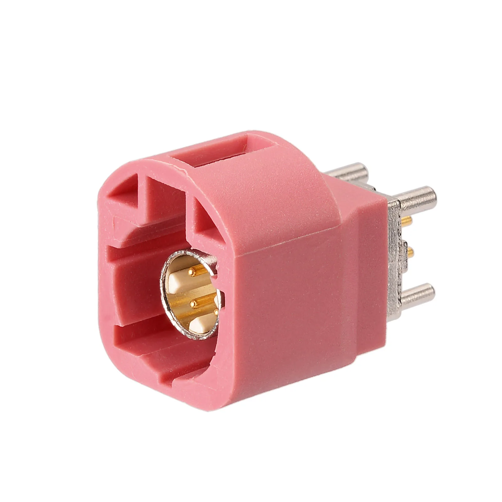 

Superbat Fakra H Violet/4003 HSD Female PCB Mount Straight 4 Contact pin Connector for Car Radio Controlled Parking Heating