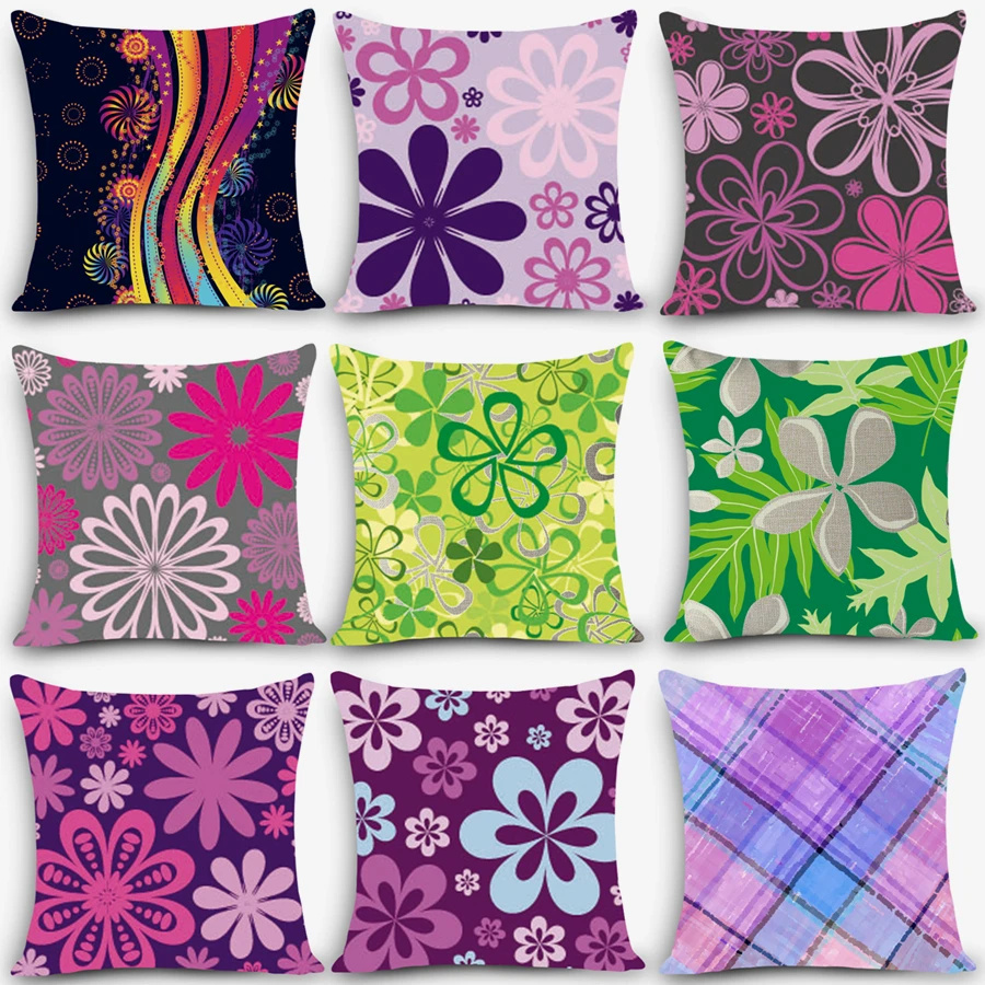 cushion Nordic Vintage Lattice Style outdoor chair cushions home decor for sofas pillow square plain pillowcase MYJJ9 1