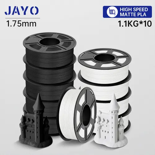 JAYO 3D Printer PLA/PLA Meta/PETG/PLA PLUS/PLA Matte Filament 1.75mm 9/10 Rolls 3D Printing Materials for 3D Printer&3D Pen - Image 29