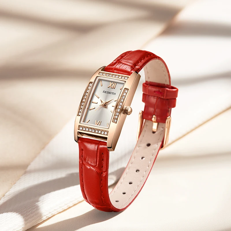 Luxury Women's Leather Creative Wrist Watches 2023 For Ladies Fashion Quartz Wrist Watch Female Clock Montre Femme Reloj Mujer