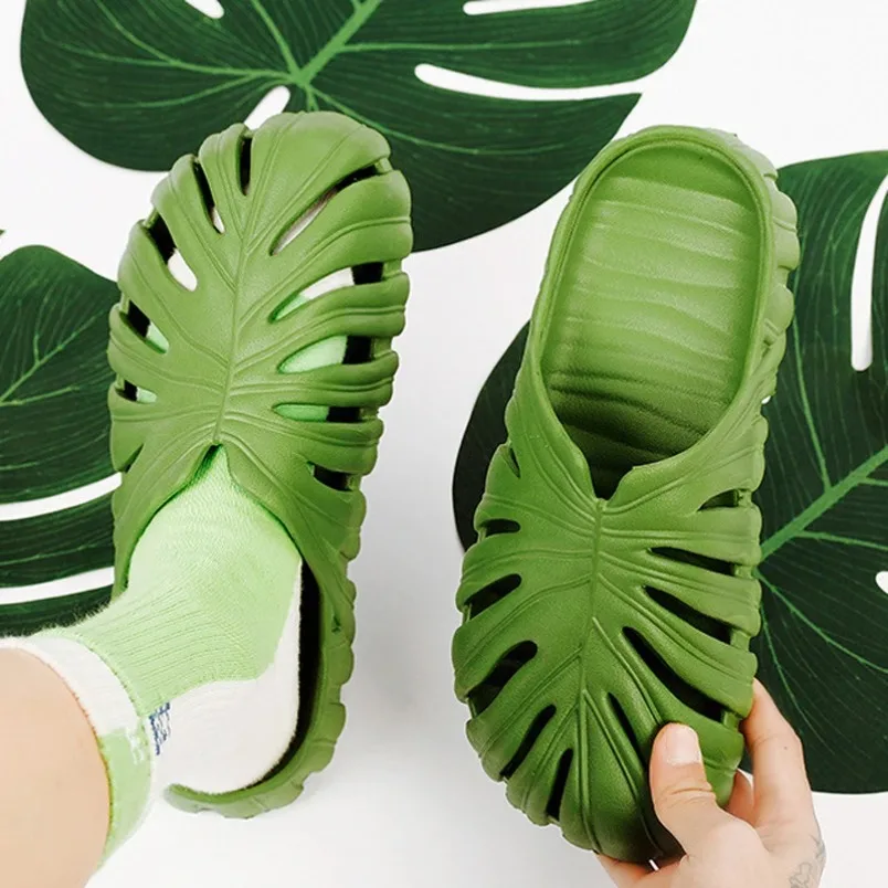 Vrouwen Slipper Platform Wolk Grappige Home Slides Flip Flop Sandaal Monstera Klomp Zomer Dames Huis Schoen Mannen Vrouw Strand