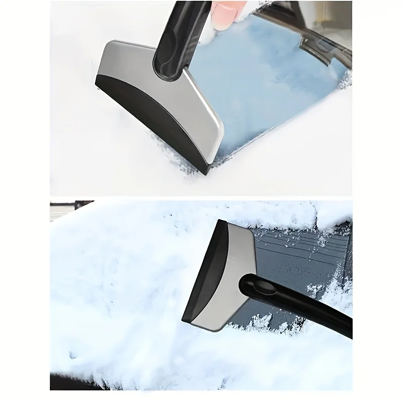 Car Snow Shovel Snow Removal Shovel Car Window Glass Defrosting Scraper Ice Removal Winter Cleaning Tool