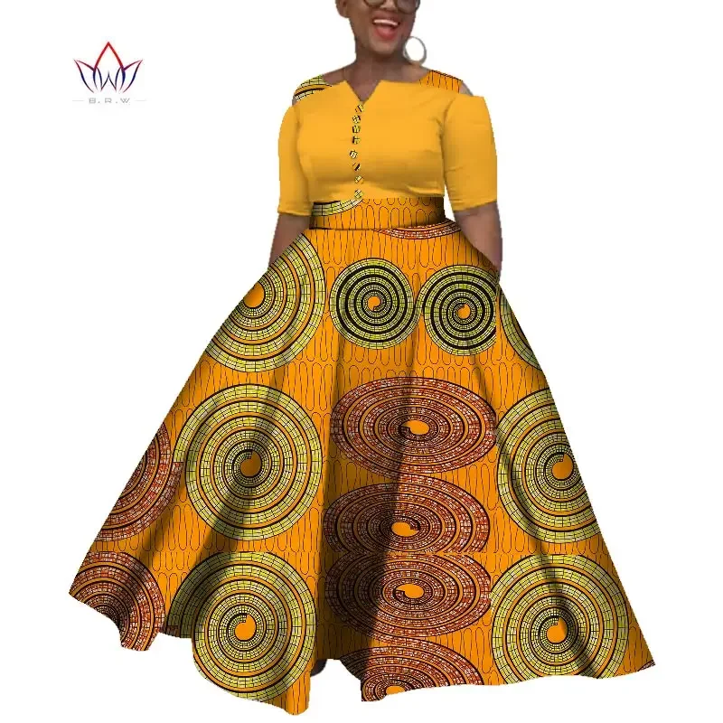Dashiki African Dresses Colorful Daily Wedding Size S-6XL Ankle-Length For Women african dress