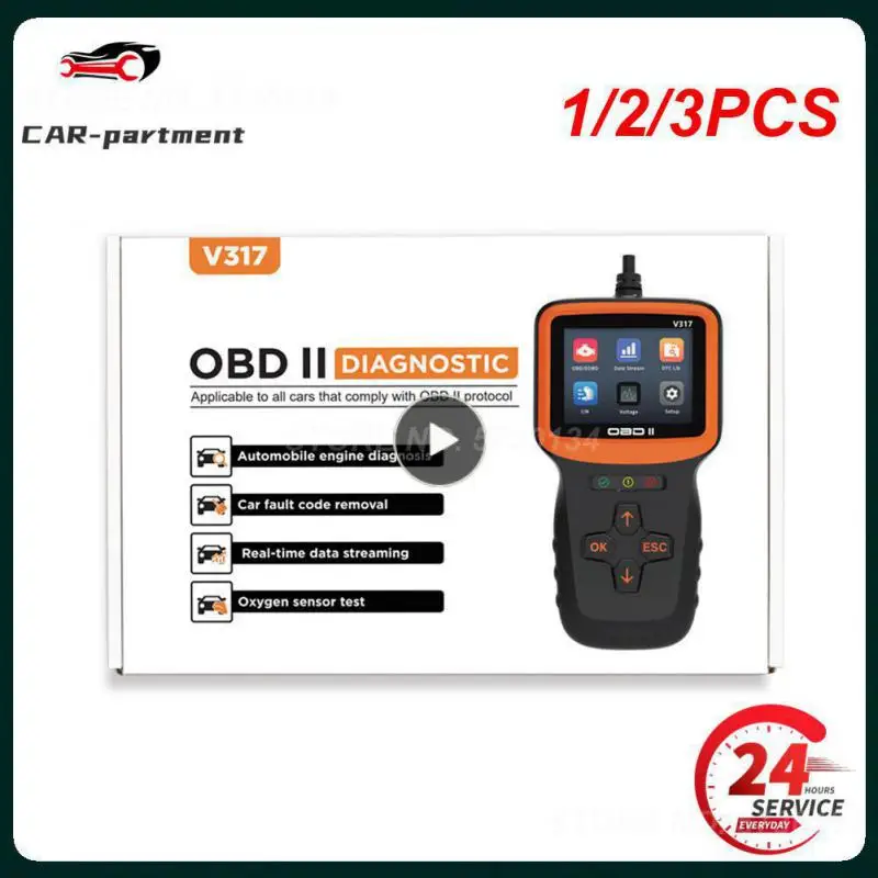 

1/2/3PCS Eobd Obd 2 obd2 scanner automotive professional Diagnostic tool Check Car Engine Fault Warning Light Code Reader