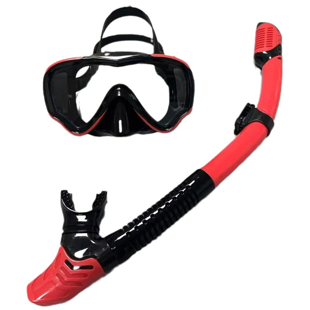 QYQ Scuba diving mask Scuba diving kit Tempered glass Professional panoramic equipment Swimming training adult youth