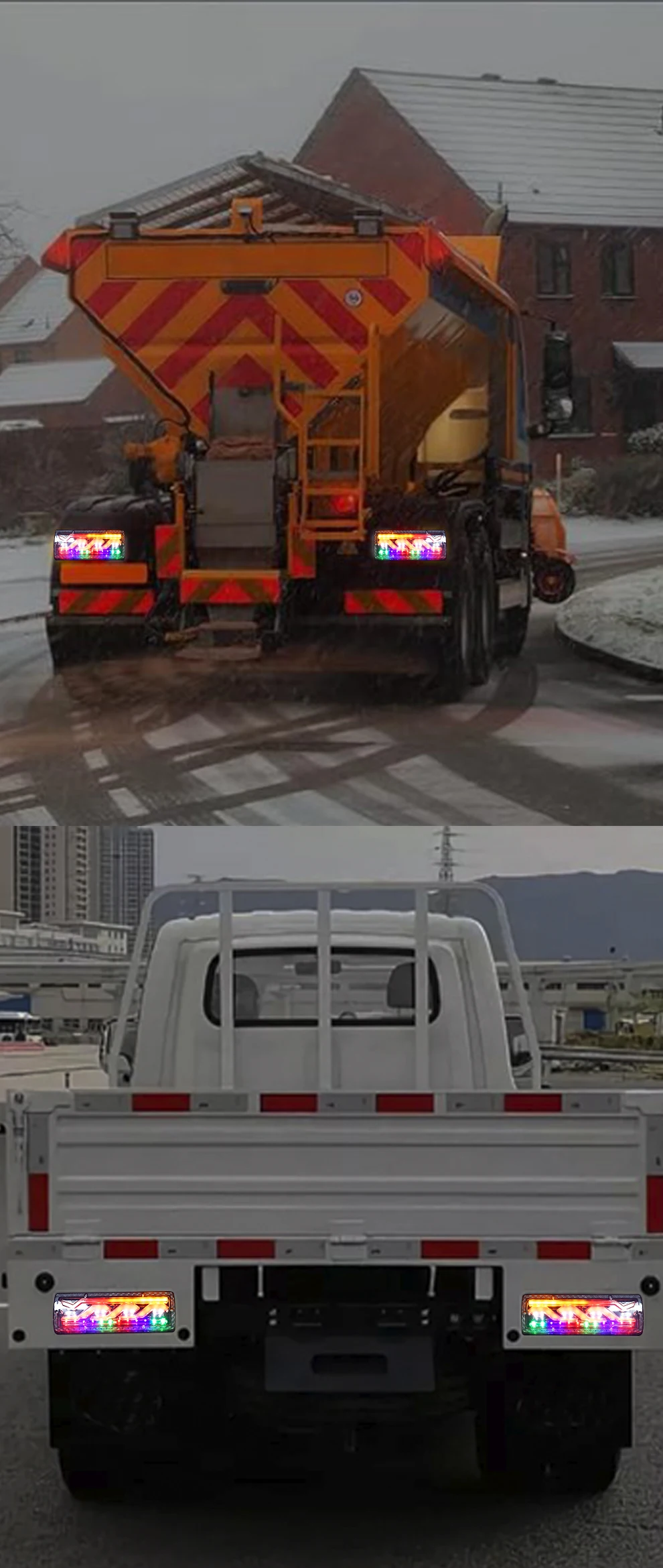 Helle LED-LKW-Rückleuchten mit Mehrfachfunktionen, Rückfahrbeleuchtung mit Bremslicht und dynamischem Blinker für PKW, LKW und Anhänger – Detail 25