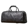 LUOKIR Men's Genuine Leather Handheld Travel Bag, First Layer Cowhide Shoulder Crossbody Gym Bag, Business Travel Luggage Bag 6