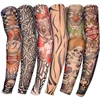 Arm Warmer Unisex Quick Dry UV Protection Outdoor Temporary Fake Tattoo Sleeve Running Arm Skin Protective Nylon Tattoo Sleeves 3