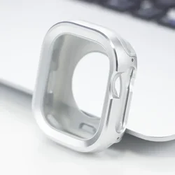 Premium Metal Protective Cover for Apple Watch - Sleek Bumper Frame Shell (S)