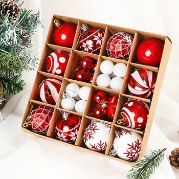 36pcs Elegant Christmas tree Baubles Decoration Ornaments 1