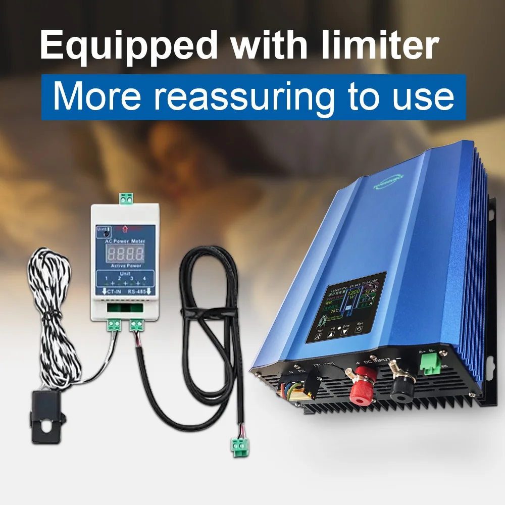 태양광 그리드 타이 인버터, 1000W, 24VDC, 36VDC, 220VAC110VAC, Onda Pura MPPT 컨트롤러, Onda Pura 그리드 타이 마이크로 인버터