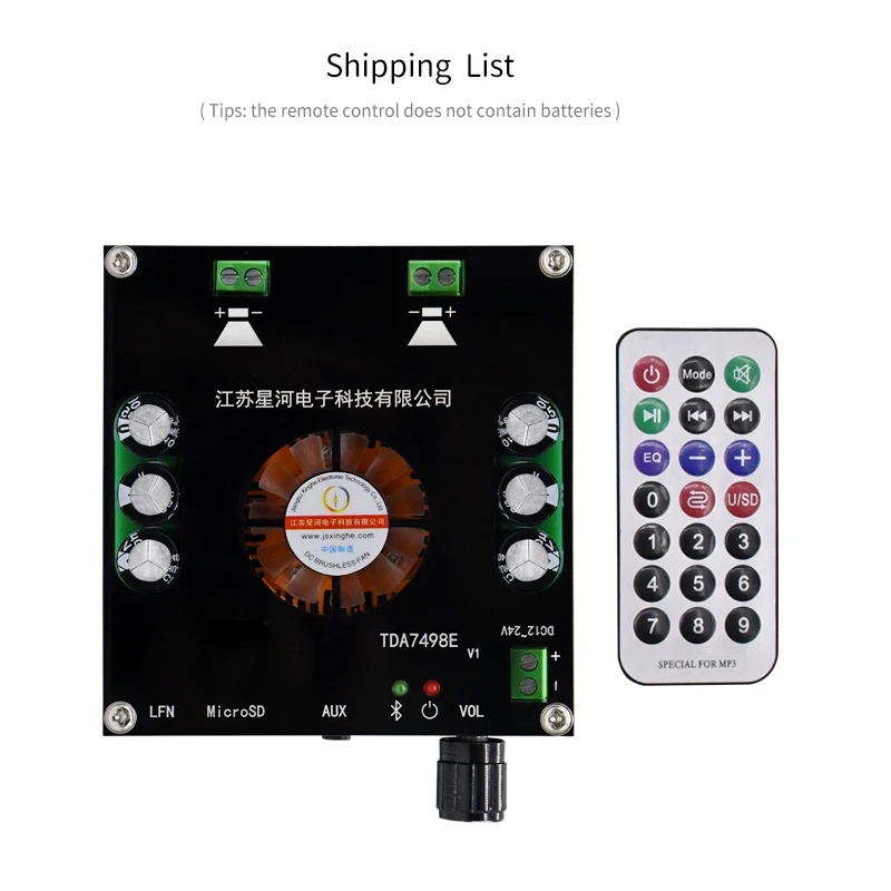 amplificateur de puissance bluetooth carte numériques de classe aux tf
