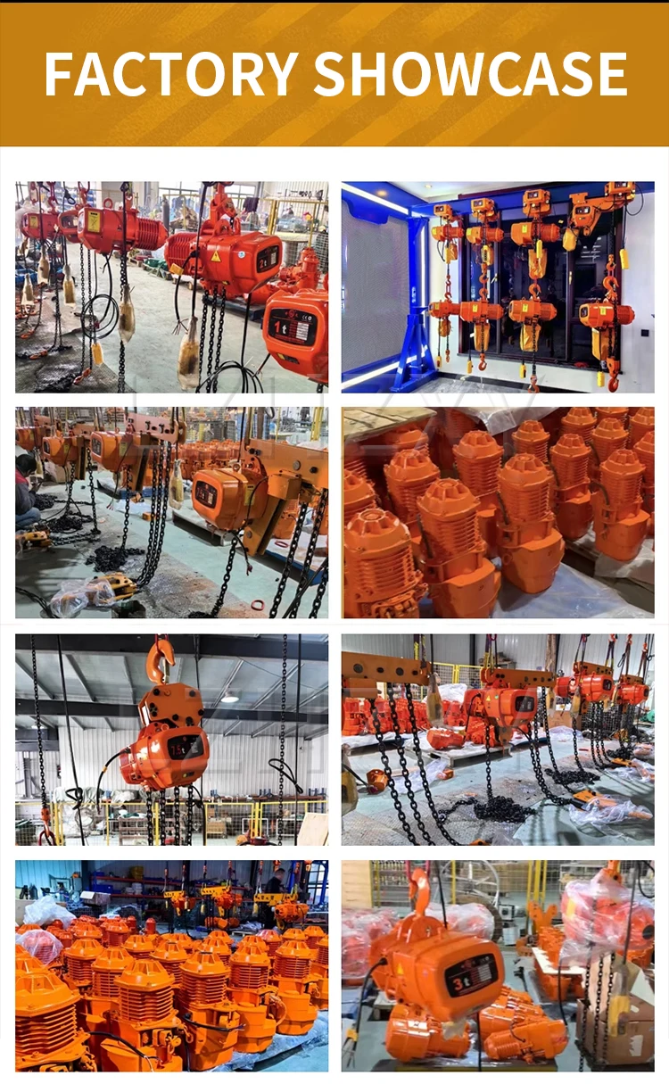 Electric chain hoist 1 ton 2 ton T-type chain crane crane 380V explosion-proof h