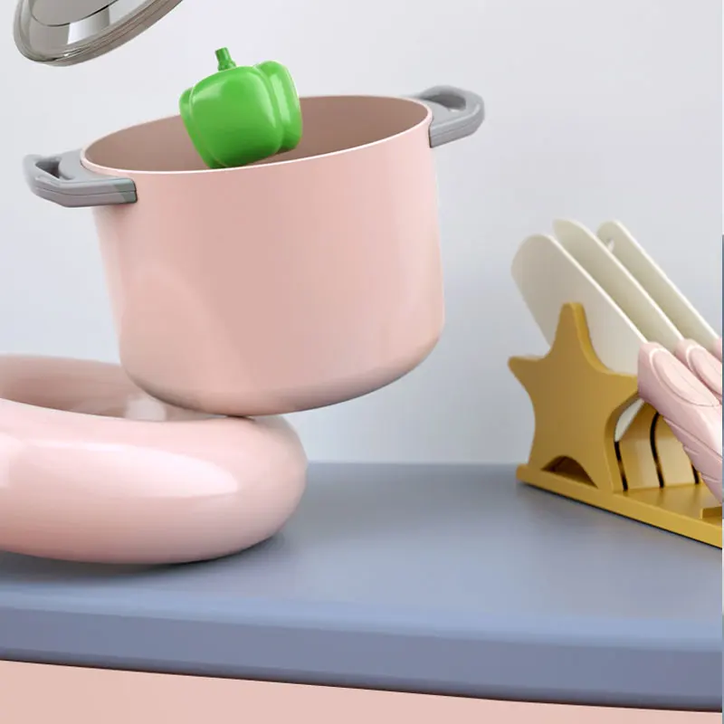 Kids Play Kitchen Set, Pretend Play Cooking Toys Set, Kitchen Toys Playset For Toddlers, Toy Pots And Pans For Kids Kitchen 3