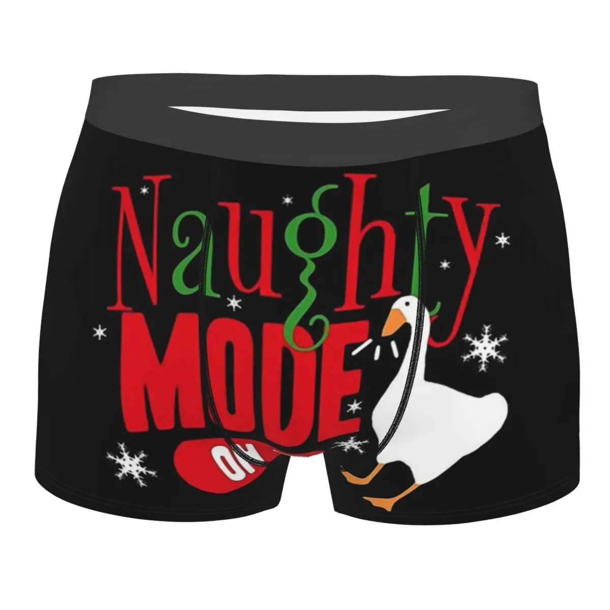 

Untitled Goose Honk Bell Game Internet Meme Naughty Mode Christmas Underpants Cotton Panties Men's Ventilate Shorts Boxer Briefs