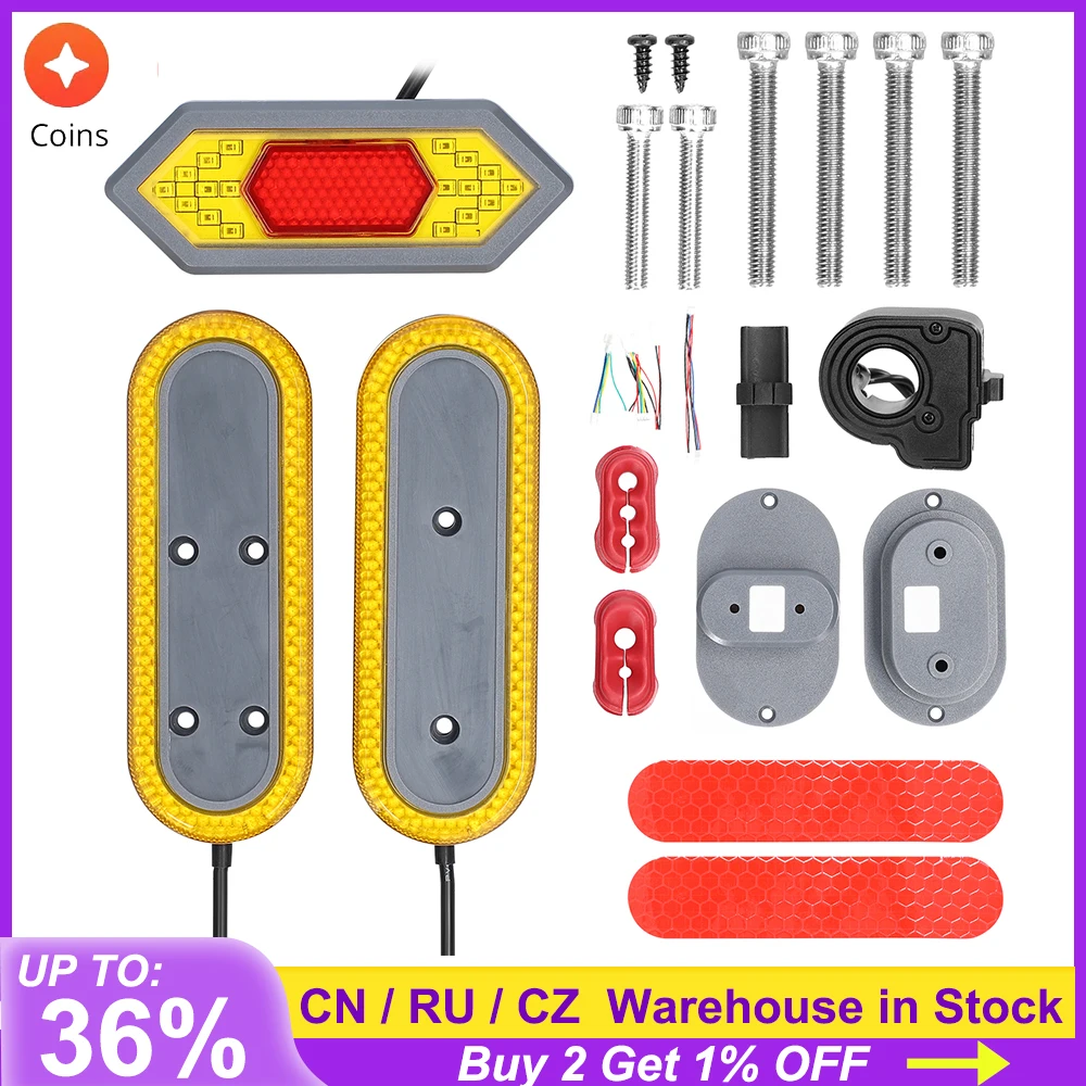 LEDTurnSignalElectricScooterSafetyWarningLightforM365365PRO