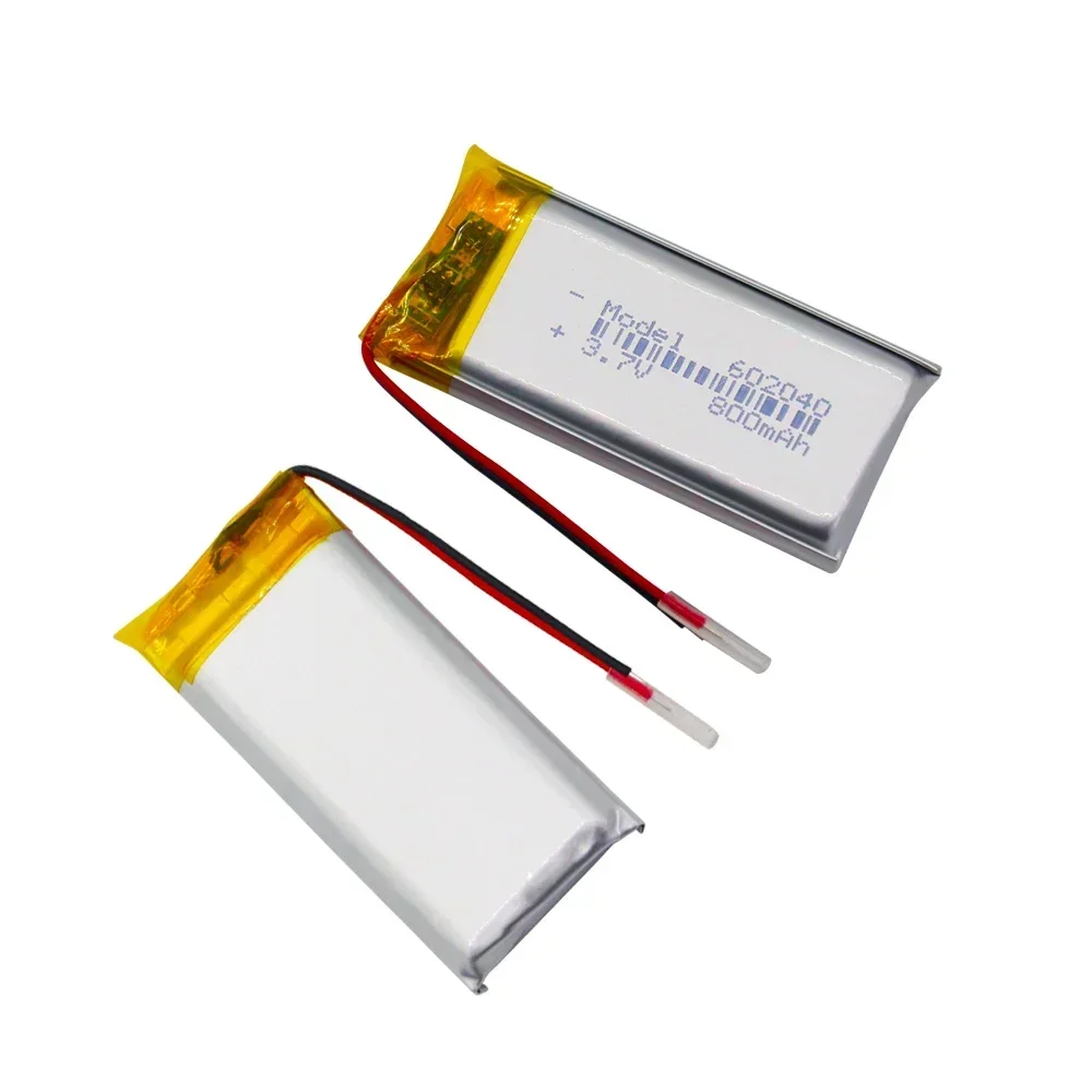 602040 Lithium Li-Po Polymer Rechargeable Battery 3.7V 800mAh Battery Replacement li-ion Lipo cells for Bluetooth speaker rechargeable lithium batteries