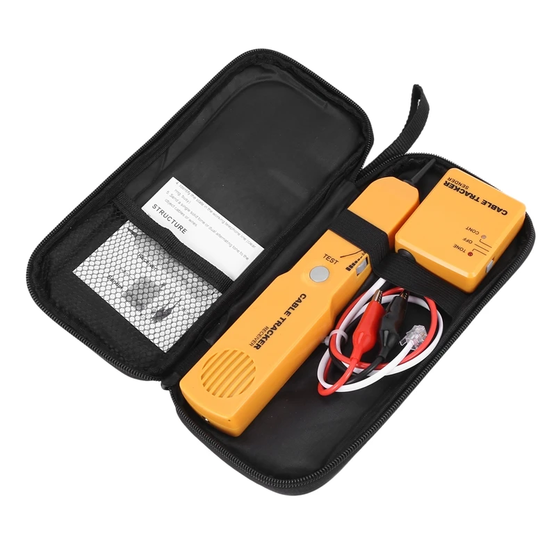 Summerwindy Cable Finder Tone Generator Probe Tracker Wire Network Tester Tracer KIT 