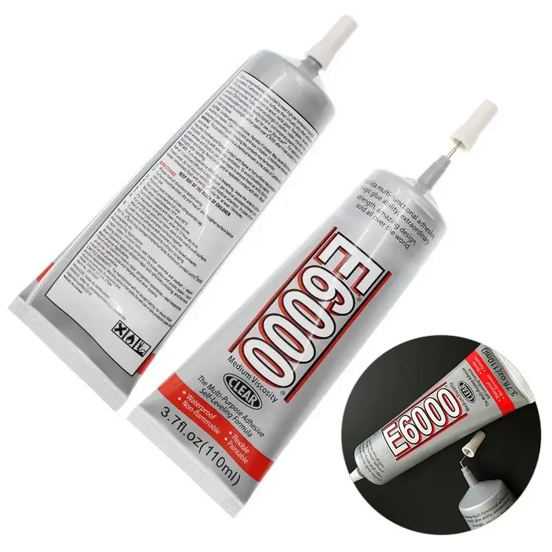 Epoxy adhesive 15/25/50ml E6000 Glue DIY Rhinestones Painting Cloth Metal Fabric Crystal Epoxy Hotfix for Jewelry E6000 Craft Strong Adhesive