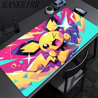 Anime Mouse Pad 100x50cm P-pikachu Oversized Gamer Cabiner Keyboard Deskmat XXL P-pokemonS Desktop Mice Mat Kawaii Rubber Carpet - Image 3