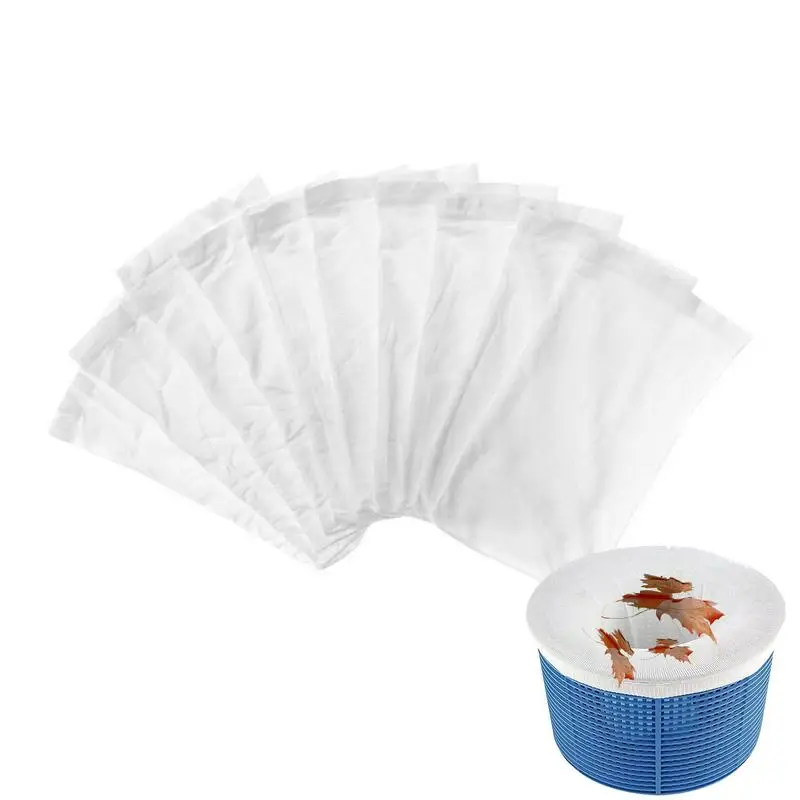

Pool Skimmer Socks Effective Leaves Pollen Catcher Elastic Pool Socks Above Ground Fine Mesh Skimmer Pool Cleaning Filter Socks