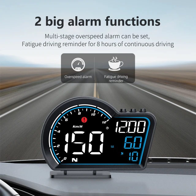 G16 Head-up-Display LED Auto Tacho digitale Alarm Erinnerung GPS Hud für  alle Auto elektronik Zubehör Smart Car System - AliExpress