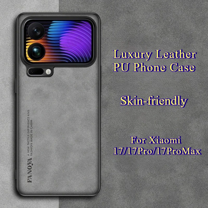 Premium Sheepskin Leather Business Phone Case in Luxury Design