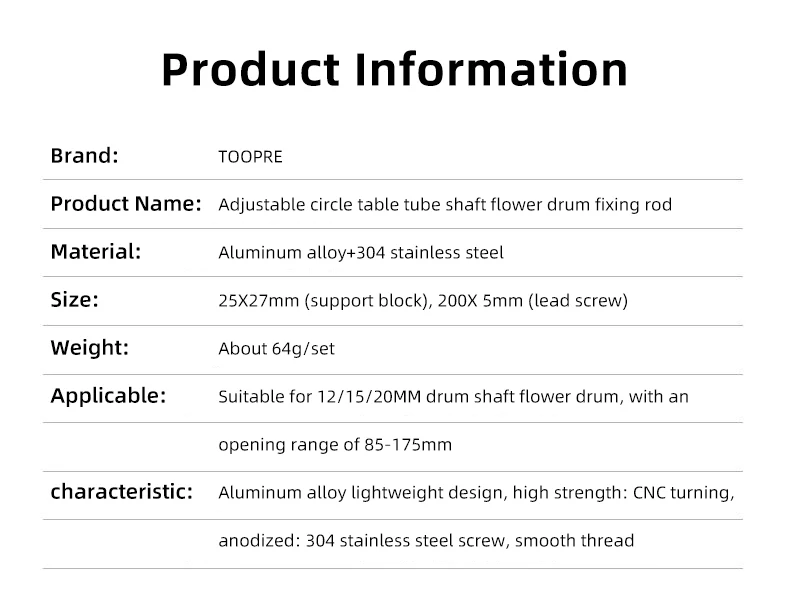 TOOPRE Fahrrad Barrel Welle Nabe Befestigungsstange Für 12/15/20mm Barrel Welle Blume Trommel Feste Stange rad Abrichten Ständer Adapter Fahrrad Werkzeug – Detail 4