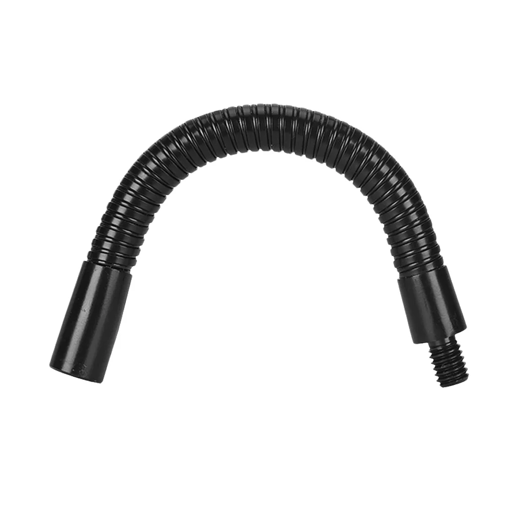 구즈넥 마이크 브래킷 연결 호스 스탠드 익스텐션 튜브 파이프 공급 어댑터, 18cm 연결 합금 블랙 로드 거치대