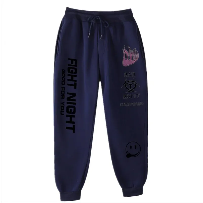Fashionable and comfortable casual pants, comfortable fleece sweatpants, best-selling spring and autumn versatile trousers S-3XL 4