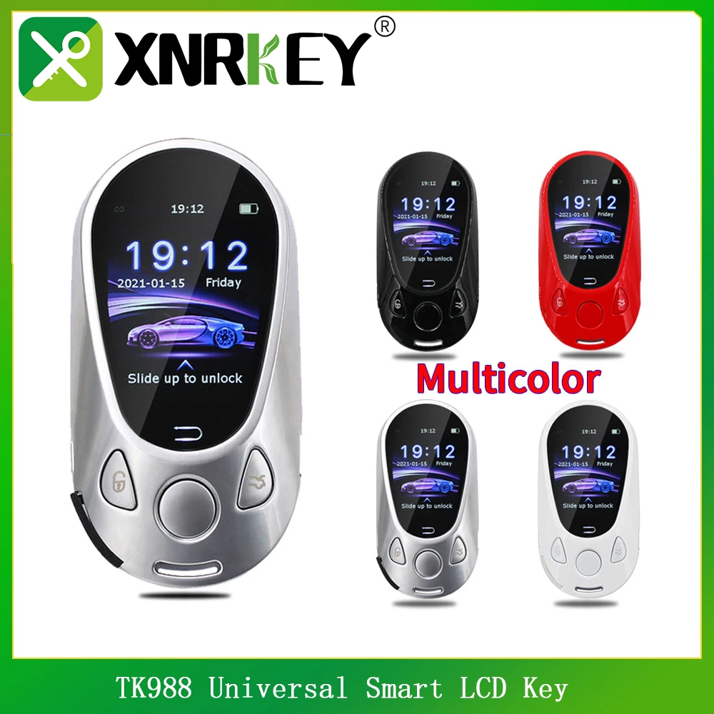 XNRKEY New TK988 for Maybach Style Universal Smart Remote Key LCD Screen for BMW Benz Buick Audi Cadillac Lexus Land Rover Kia