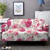 Stretch Slipcovers 1/2/3/4 Seat Peony Print Sectional Elastic Sofa Cover For Living Room L Shape Anti-slip Couch Covers 5