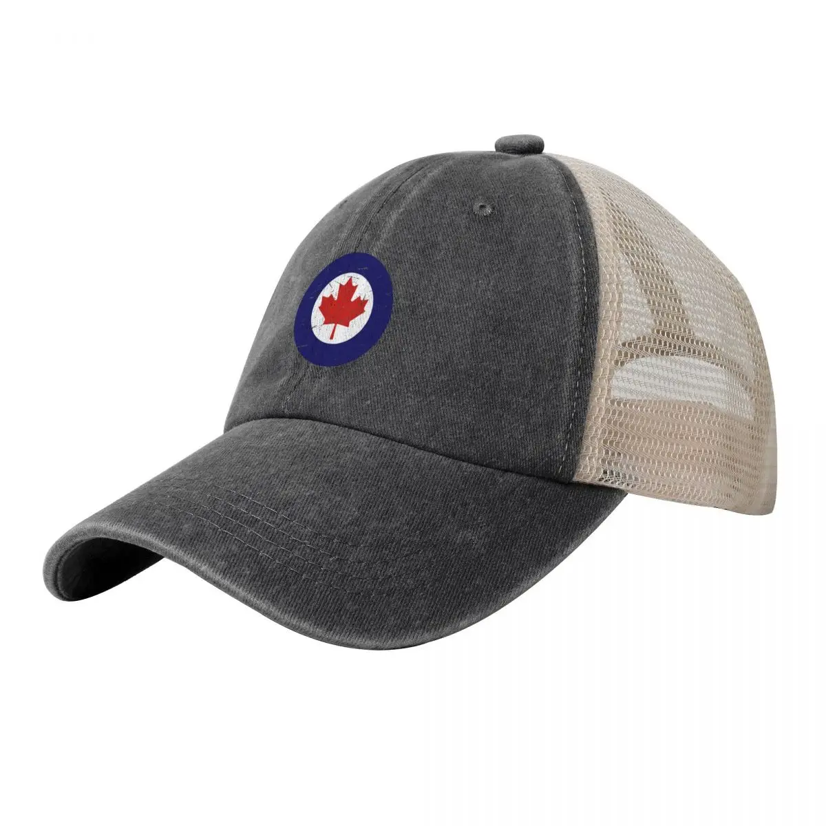 

RCAF Roundel (modern, distressed) Cowboy Mesh Baseball Cap tea Hat Golf Hat Hat Luxury Brand Dropshipping Men's Luxury Women's