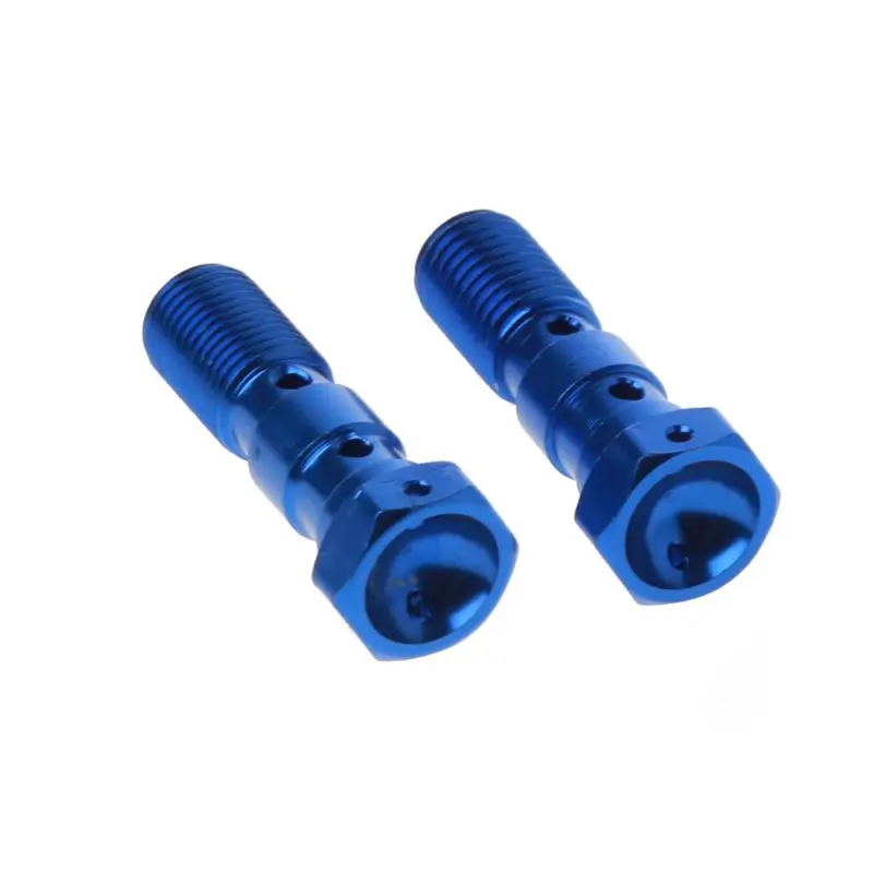 브레이크 마스터 실린더 오일 호스 나사 범용 튜브 튜빙 나사 오토바이 M10x1.25mm M10x1.0mm 용 와셔가있는 볼트