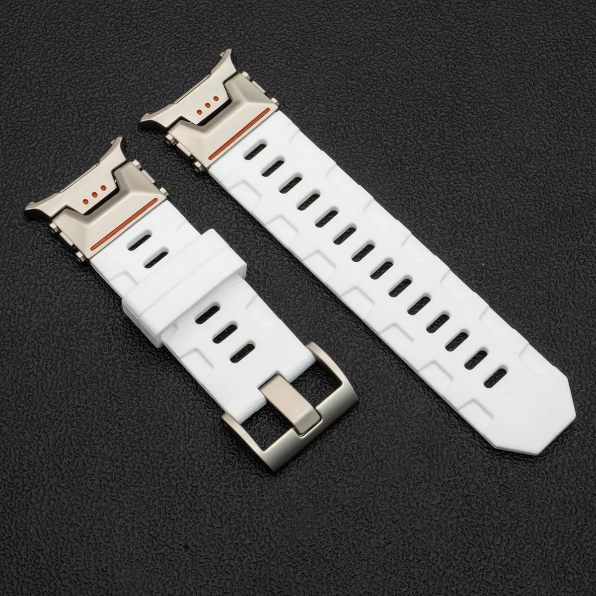 Luxury Soft Silicone Loop Strap for Men – Sport Band with No-Gap Curved End Design