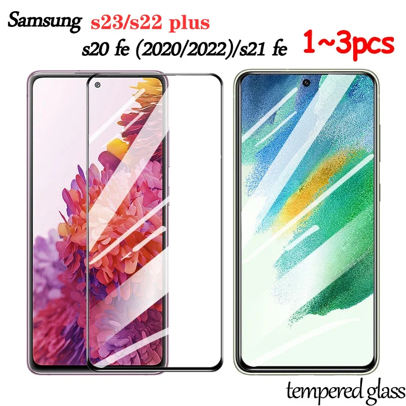 

samsung s23 accessories accessorios, mica samsung s23 s22 plus s20 fe 2022 screen protector for samsung galaxy s21 fe s20fe 2022 glass vidrio cristal samsung s 23 plus