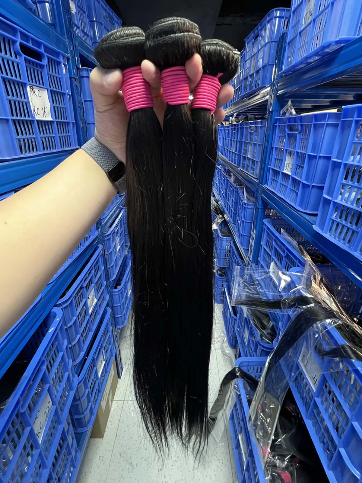 Peruvian Hair Bundles Bone Straight Human Hair Weave Bundles Remy Extension Natural Black 1/3/4 Pcs 14-30 Inches
