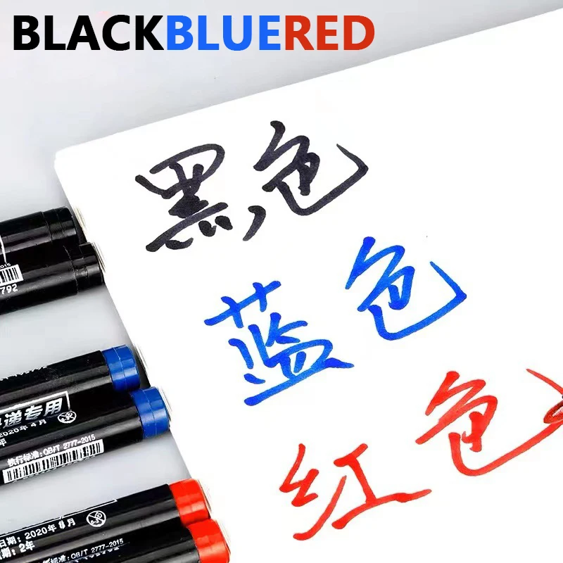 Waterproof Marker Pens Color Marker Pens Pen Marker Durable Oily Ink Fast Drying Thick Head For Signature Express Logistics School 50/100pcs