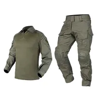 G3 Combat Uniform Tactical Shirts Camo Hiking Shirts Hunting Clothes Wear-resisting Men Clothing Camping Cargo Pants Elasticity 1