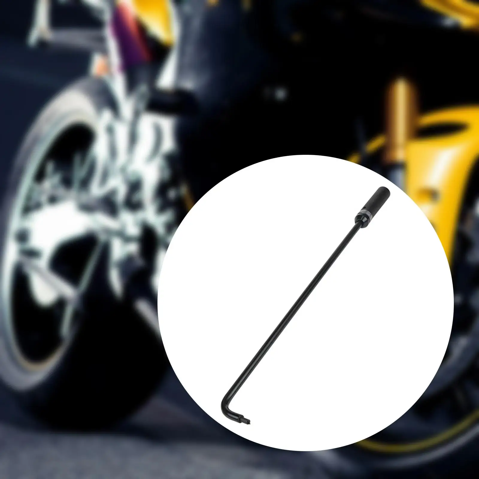 Motorcycle Pilot Screw Adjustment Tool Length 42cm 110° Angled Head Universal Accessories for Multi Cylinder Motorcycles Sturdy