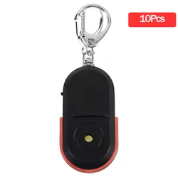 Smart Anti - Loss Key Finder with Whistle Activation and LED Alert (Red - 10Pcs)