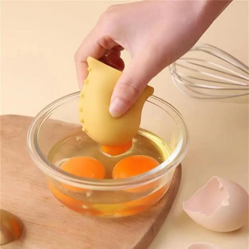 1/2PCS Home Kitchen Gadgets Tools Cooking Tool Silicone Egg White Separator Yolk Extractor Divider Silicone White Separator