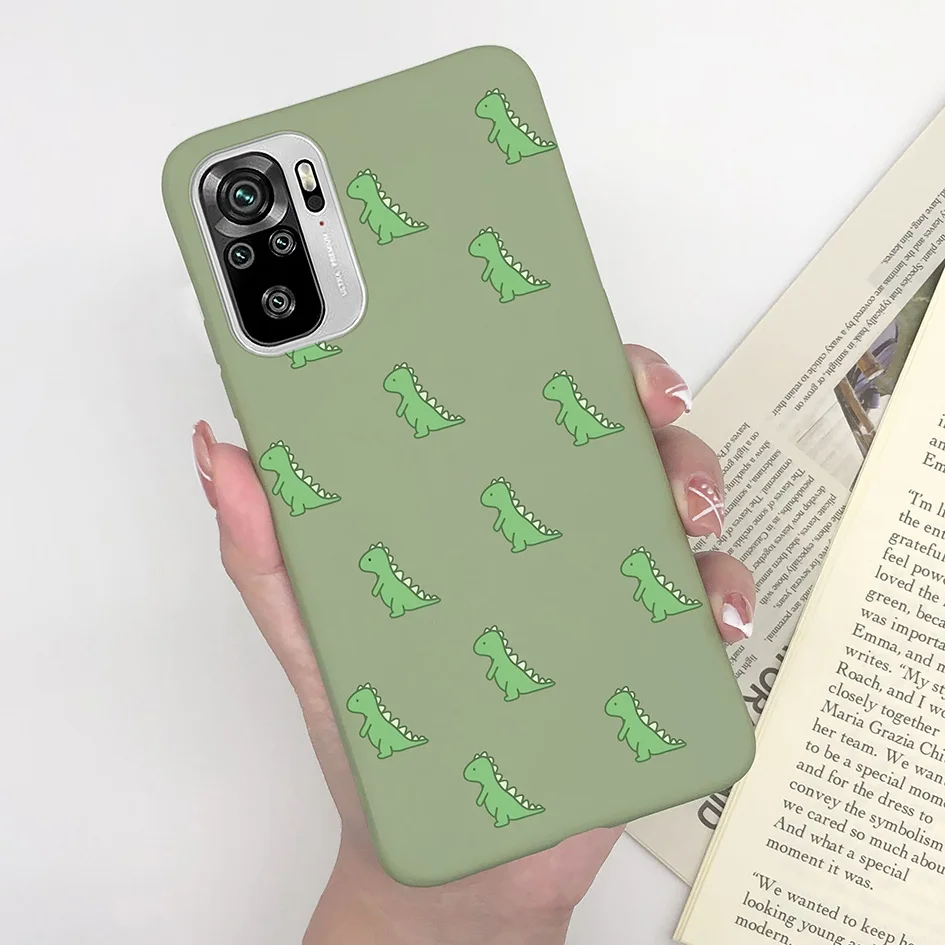 Cute Fashion Heart Avocado Soft Silicone Phone Case for Xiaomi Redmi Note Series
