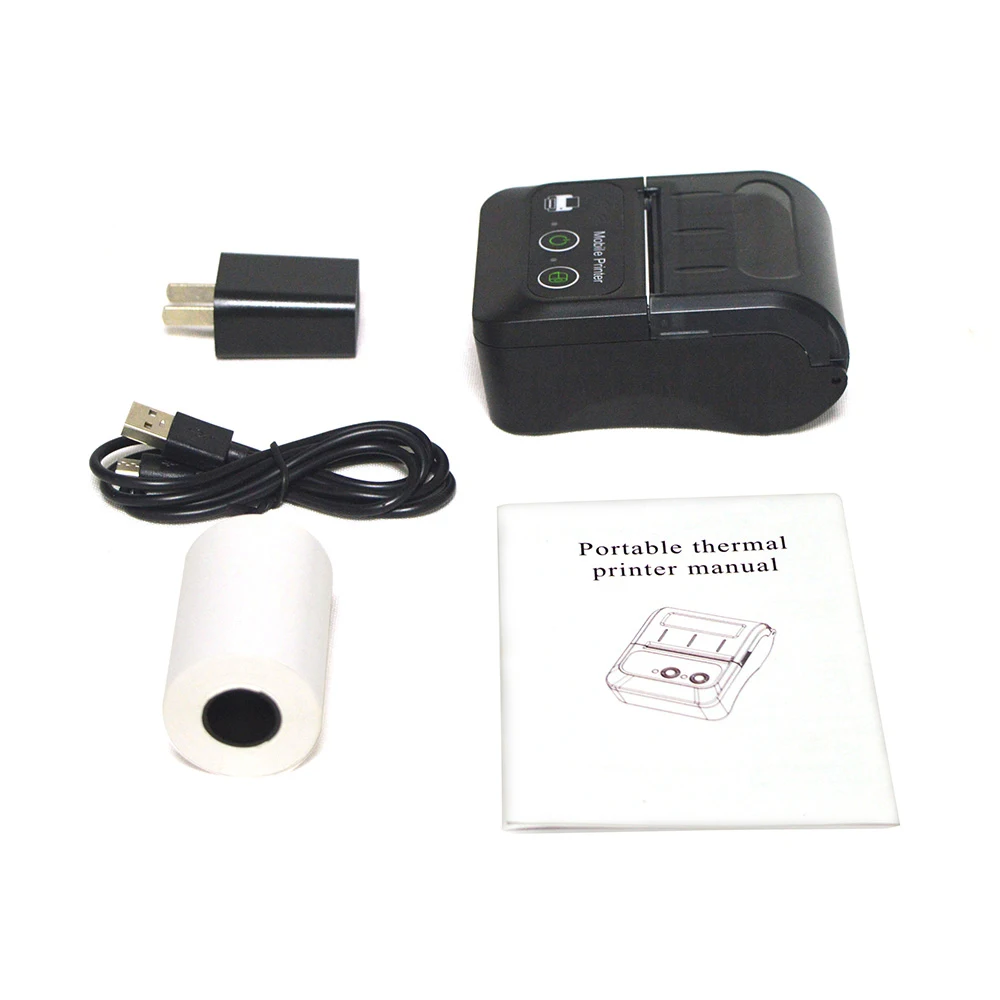 B58A 고품질 USB 감열식 영수증 프린터 블루투스 휴대용 소형 영수증 프린터 (택시용)