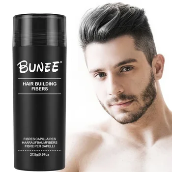 BUNEE Hair Fiber 27.5g: Men's Natural Hair-Thickening Fibers for Balding Areas, Fills Part Lines, Includes 27.5g Fiber Powder. 1