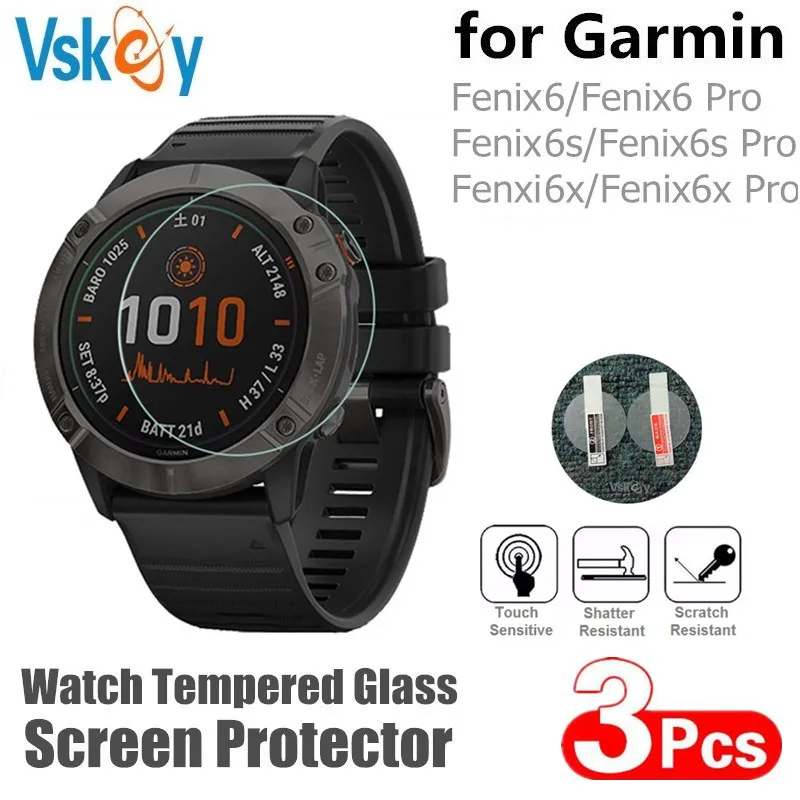 Защитная пленка для экрана Garmin Fenix 6 Sapphire 6X S Pro круглые умные часы с защитой от