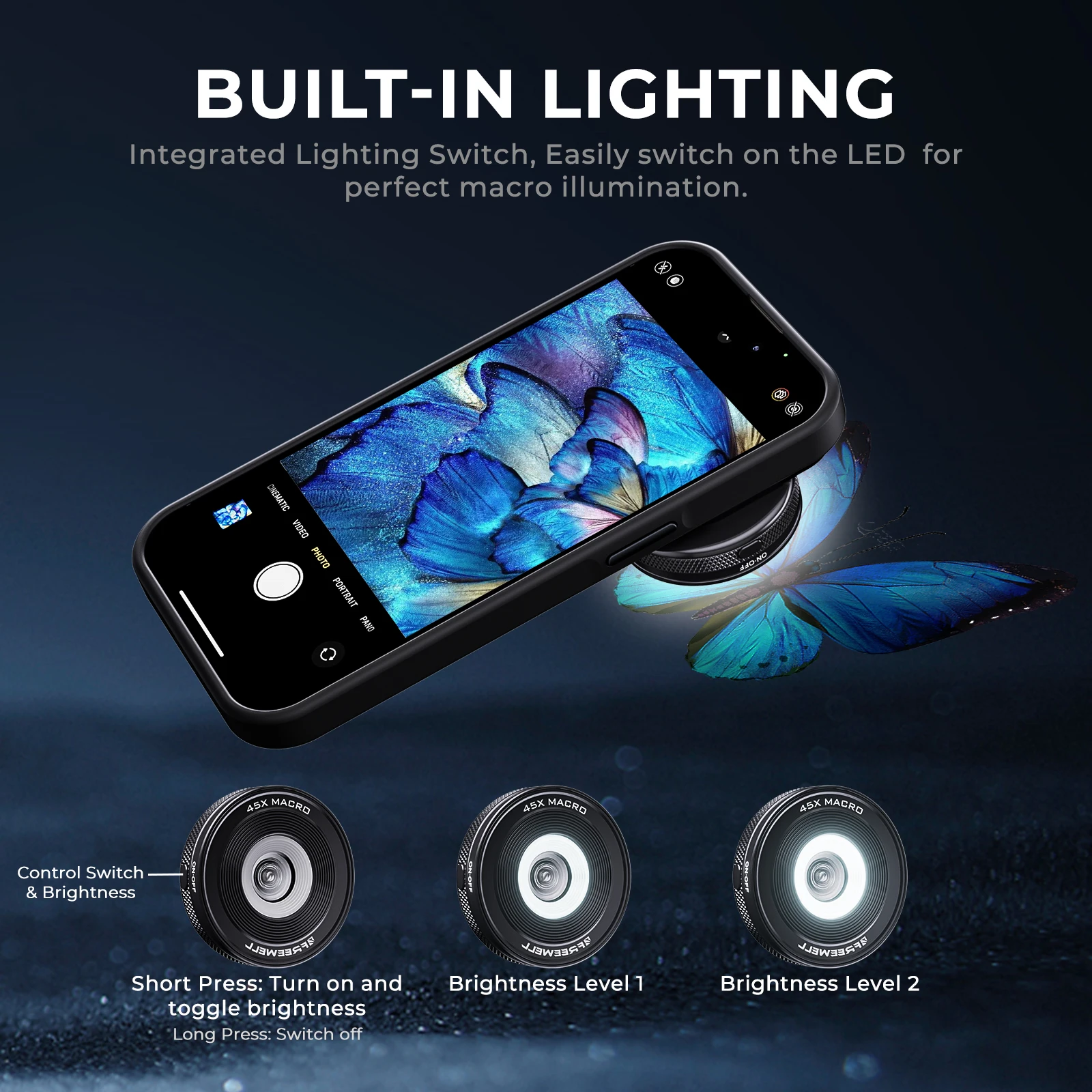 Pro Filmmaker Lens Kit 6-Pack Compatible 17MM Thread Mount Phone Case & Cage Sma