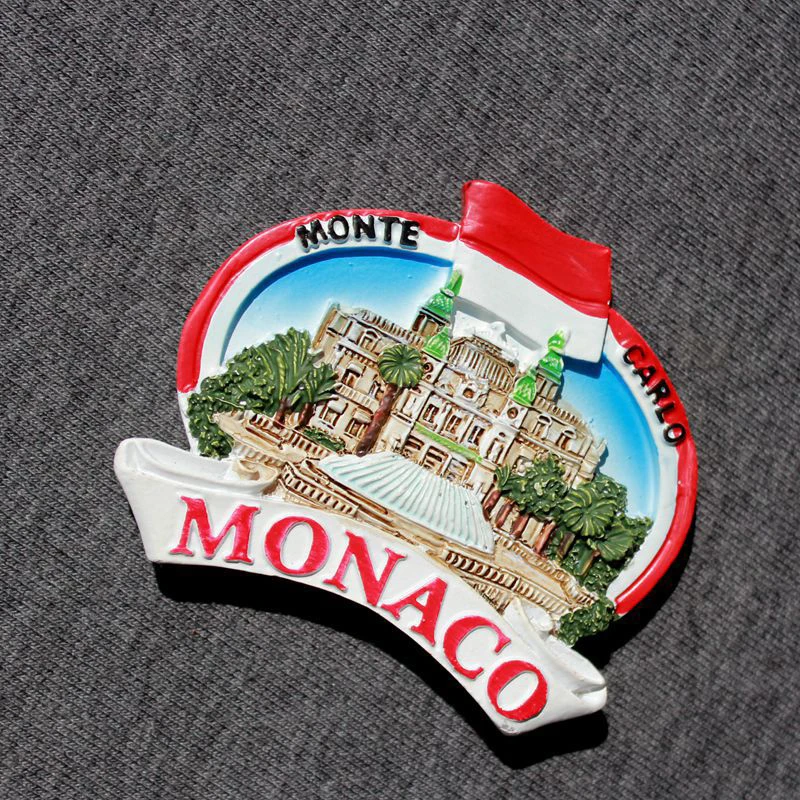 Norway Trondheim Demon Resin Magnetic Fridge Magnets Monaco Tourism Souvenirs Gift Magnetic Refrigerator sticker Home Deocr