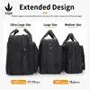 Large Capacity Briefcase Bag Men Business Bag 15.6 inch 17" 19" Laptop Bag Shoulder Bags Canvas Handbags Notebook Bag messenger 4