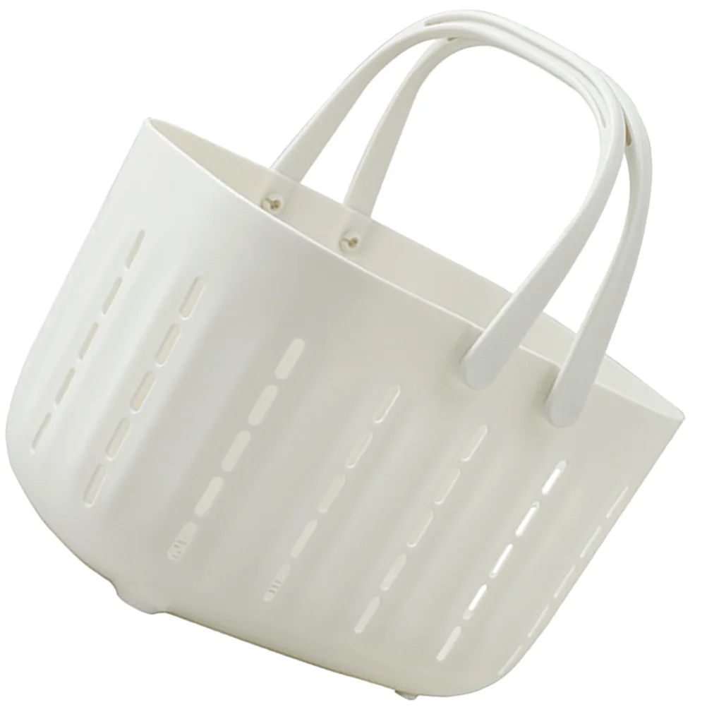 

Plastic Shower Basket Plastic Organizer Storage Tote Handles Toiletry Bag Bin Box Bathroom College Dorm Room Essentials